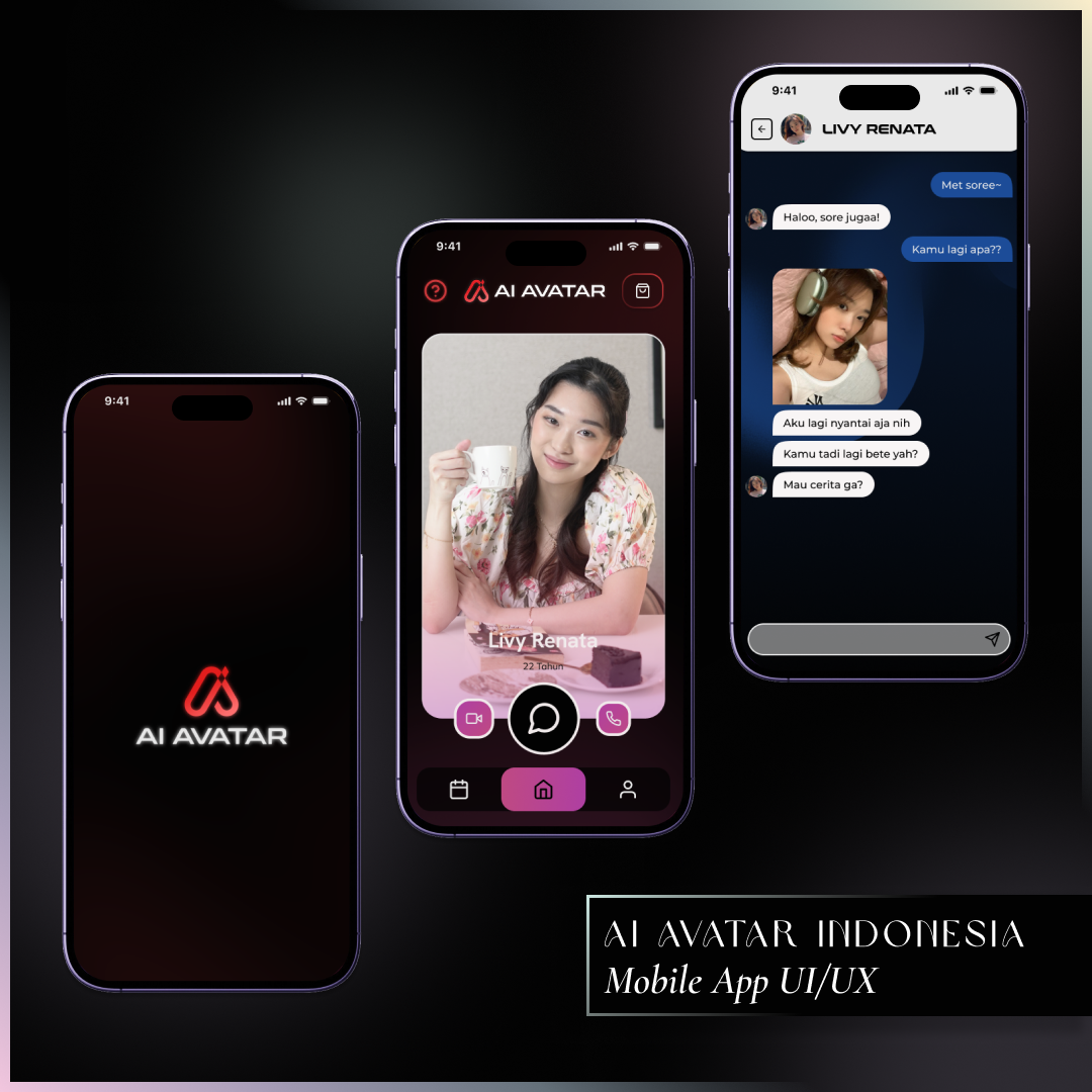 AI AVATAR INDONESIA - Mobile App UI/UX