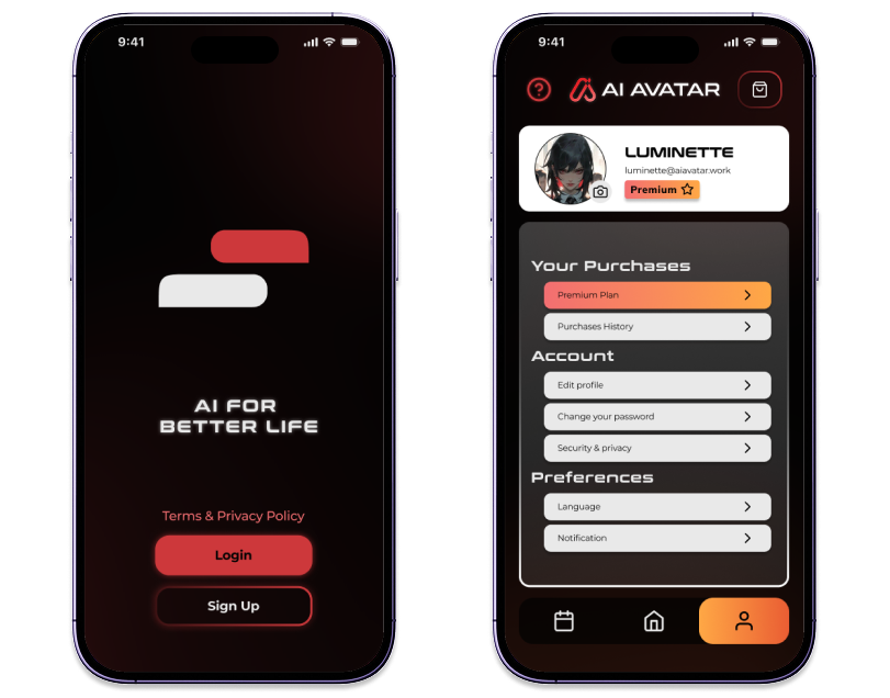 AI AVATAR INDONESIA - Mobile App UI/UX1